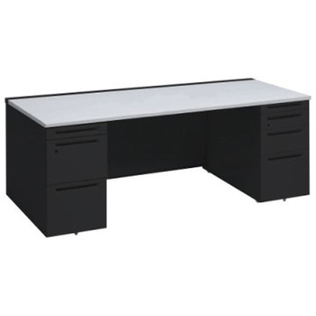 アドバンス 両袖机 4段 中央引出し無 スタンダードタイプ オカムラ(岡村製作所)