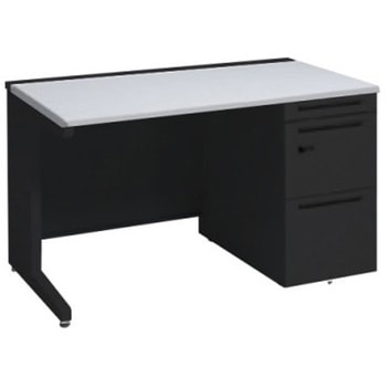 アドバンス 右片袖 中央引出し無 標準タイプ ダイヤル錠タイプ L脚 オカムラ(岡村製作所)