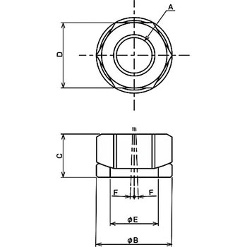レベル調整用球面ナット ナベヤ