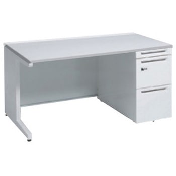 アドバンス 右片袖 中央引出し無 標準タイプ ダイヤル錠タイプ L脚 オカムラ(岡村製作所)