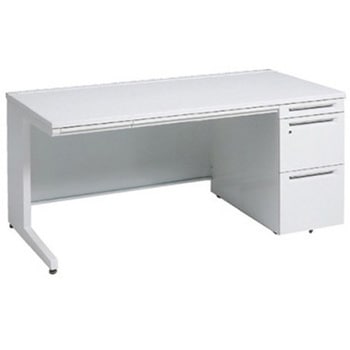 アドバンス 右片袖 中央引出し付(A3対応) 標準タイプ L脚 オカムラ(岡村製作所)