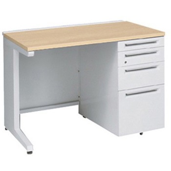 3V1BCL MK54 アドバンス 右片袖4段 中央引出し無 標準タイプ L脚 オカムラ(岡村製作所) 06713695