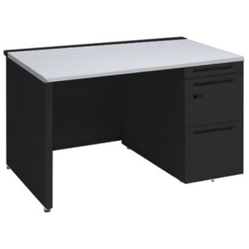 アドバンス 右片袖 中央引出し無 スタンダード ダイヤル錠タイプ パネル脚 オカムラ(岡村製作所)