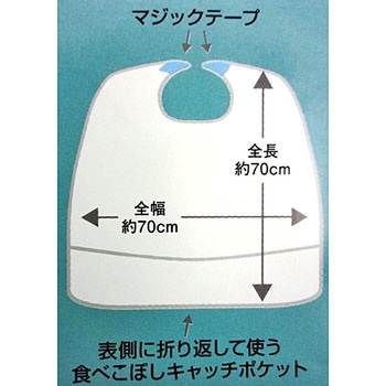 食事用エプロンポケットタイプ ヨック