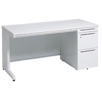 アドバンス 右片袖 中央引出し付(A3対応) 標準タイプ L脚 オカムラ(岡村製作所)