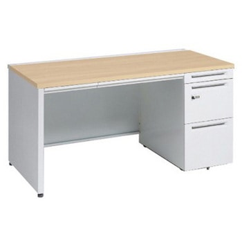 アドバンス 右片袖 中央引出し付(A3対応) 標準タイプ ダイヤル錠タイプ パネル脚 オカムラ(岡村製作所)