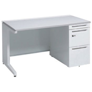 アドバンス 右片袖 中央引出し無 標準タイプ ダイヤル錠タイプ L脚 オカムラ(岡村製作所)