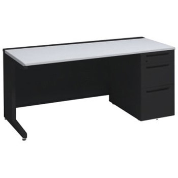 アドバンス 右片袖3段B5 中央引出し無 標準タイプ L脚 オカムラ(岡村製作所)