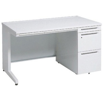 アドバンス 右片袖 中央引出し付(A3対応) コンセント対応タイプ L脚 オカムラ(岡村製作所)