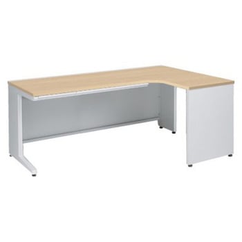 アドバンス L型右用引出付(A3対応) 配線カバーコンセント対応タイプ L脚 オカムラ(岡村製作所)