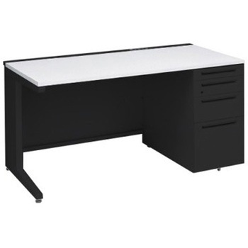 3V1BMH MK61 アドバンス 右片袖4段 中央引出し無 コンセント対応タイプ L脚 オカムラ(岡村製作所) 06721989