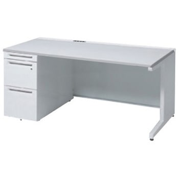 3V19MG MK28 アドバンス 左片袖 中央引出し無 コンセント対応タイプ L脚 オカムラ(岡村製作所) 06722068