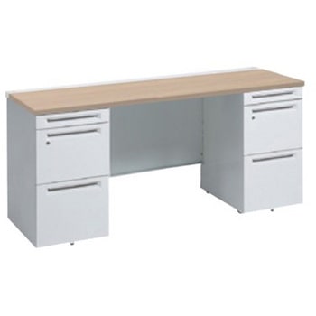 アドバンス 両袖机 中央引出し無 スタンダードタイプ オカムラ(岡村製作所)