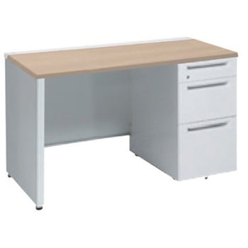 3V11GL MK54 アドバンス 右片袖3段B5 中央引出し無 標準タイプ パネル脚 オカムラ(岡村製作所) 06723267