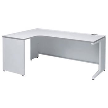 アドバンス L型左用引出無 配線カバーコンセント対応タイプ L脚 オカムラ(岡村製作所)