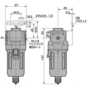 自動ドレン排出器スナップドレン