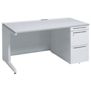 アドバンス 右片袖 中央引出し無 コンセント対応タイプ L脚 オカムラ(岡村製作所)