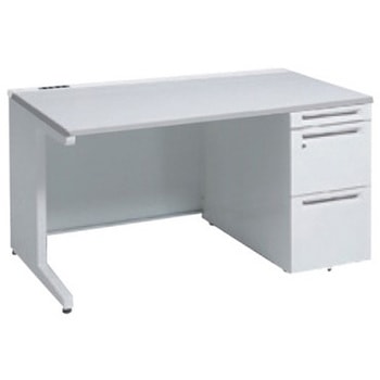 アドバンス 右片袖 中央引出し無 コンセント対応タイプ L脚 オカムラ(岡村製作所)