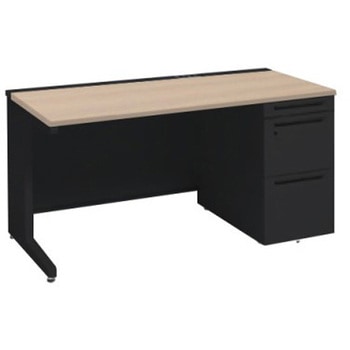 アドバンス 右片袖 中央引出し無 コンセント対応タイプ L脚 オカムラ(岡村製作所)