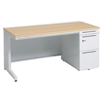 アドバンス 右片袖 中央引出し付(A3対応) 標準タイプ ダイヤル錠タイプ L脚 オカムラ(岡村製作所)