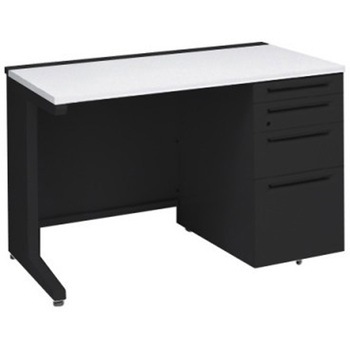 3V1BCK MK61 アドバンス 右片袖4段 中央引出し無 標準タイプ L脚 オカムラ(岡村製作所) 06727291