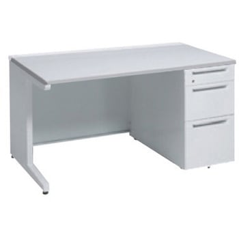 アドバンス 右片袖3段B5 中央引出し無 標準タイプ L脚 オカムラ(岡村製作所)