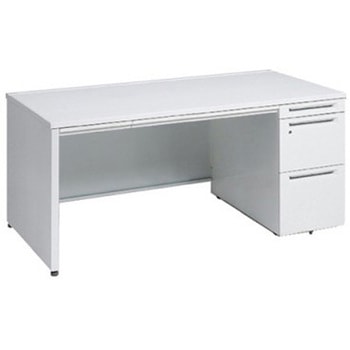 アドバンス 右片袖 中央引出し付(A3対応) 標準タイプ パネル脚 オカムラ(岡村製作所)