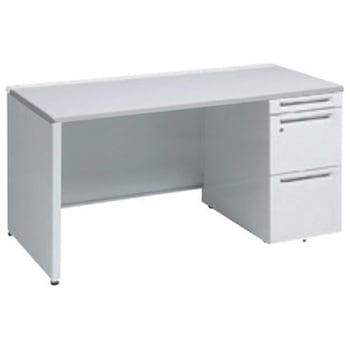 アドバンス 右片袖 中央引出し無 標準タイプ パネル脚 オカムラ(岡村製作所)