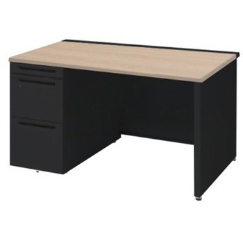 3V19FK MK57 アドバンス 左片袖 中央引出し無 標準タイプ パネル脚 オカムラ(岡村製作所) 06728481