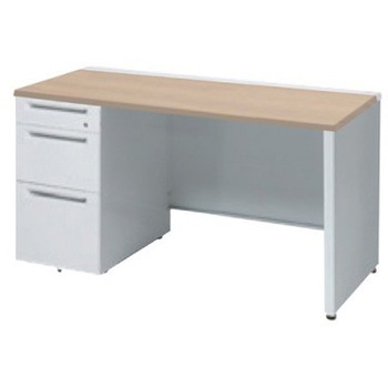 3V13GJ MK54 アドバンス 左片袖3段B5 中央引出し無 標準タイプ パネル脚 オカムラ(岡村製作所) 06730468