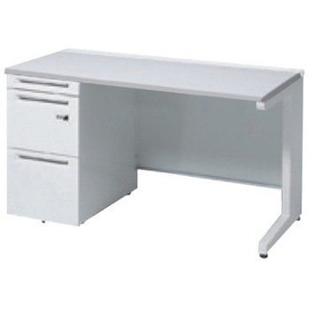 3V1JCK MK28 アドバンス 左片袖 中央引出し無 標準タイプ ダイヤル錠タイプ L脚 オカムラ(岡村製作所) 06731755