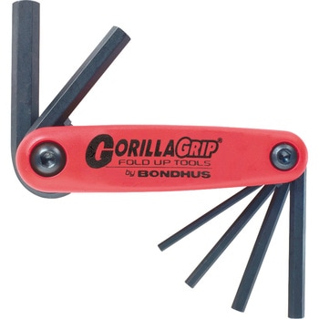 六角棒レンチセット(ナイフ式) ゴリラグリップ - BONDHUS