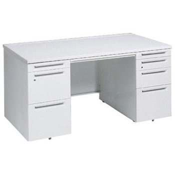 アドバンス 両袖机 4段 中央引出し付(A3対応) スタンダードタイプ オカムラ(岡村製作所)