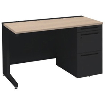 アドバンス 右片袖 中央引出し無 コンセント対応タイプ L脚 オカムラ(岡村製作所)