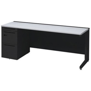 3V1JCF MK61 アドバンス 左片袖 中央引出し無 標準タイプ ダイヤル錠タイプ L脚 オカムラ(岡村製作所) 06735115