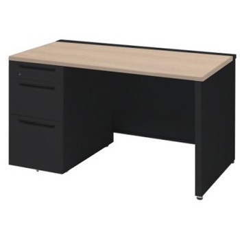 3V13EK MK57 アドバンス 左片袖3段B5 中央引出し無 標準タイプ パネル脚 オカムラ(岡村製作所) 06735560