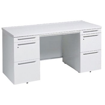 アドバンス 両袖机 中央引出し付(A3対応) スタンダードタイプ オカムラ(岡村製作所)