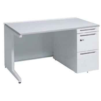 アドバンス 右片袖 中央引出し無 標準タイプ ダイヤル錠タイプ L脚 オカムラ(岡村製作所)