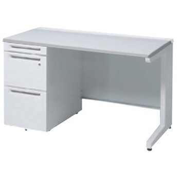 3V19CL MK28 アドバンス 左片袖 中央引出し無 標準タイプ L脚 オカムラ(岡村製作所) 06738606