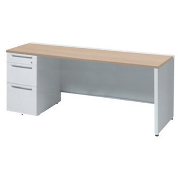 3V13GF MK54 アドバンス 左片袖3段B5 中央引出し無 標準タイプ パネル脚 オカムラ(岡村製作所) 06739096