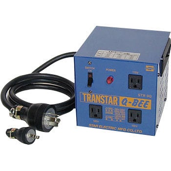 STX-3QB 100V/200V/昇圧/降圧兼用ポータブル変圧器 トランスター