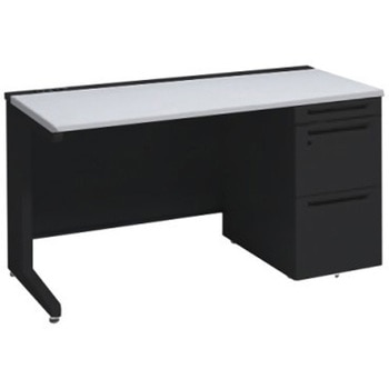 アドバンス 右片袖 中央引出し無 コンセント対応タイプ L脚 オカムラ(岡村製作所)