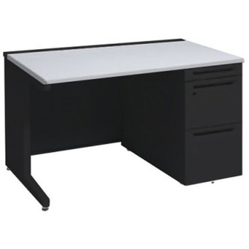 アドバンス 右片袖 中央引出し無 標準タイプ L脚 オカムラ(岡村製作所)