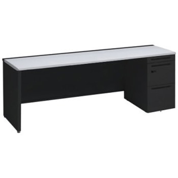 アドバンス 右片袖 中央引出し無 スタンダード ダイヤル錠タイプ パネル脚 オカムラ(岡村製作所)