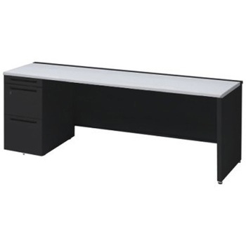 3V19GE MK61 アドバンス 左片袖 中央引出し無 標準タイプ パネル脚 オカムラ(岡村製作所) 06742691