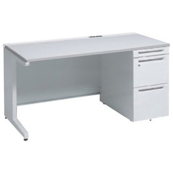 アドバンス 右片袖 中央引出し無 コンセント対応タイプ L脚 オカムラ(岡村製作所)