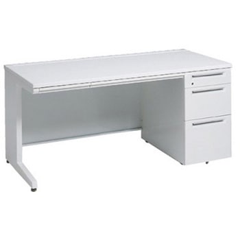 アドバンス 右片袖3段B5 中央引出し付(A3対応) 標準タイプ L脚 オカムラ(岡村製作所)