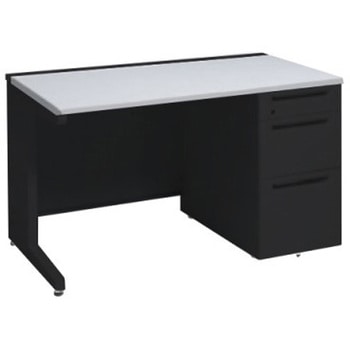 アドバンス 右片袖3段B5 中央引出し無 標準タイプ L脚 オカムラ(岡村製作所)