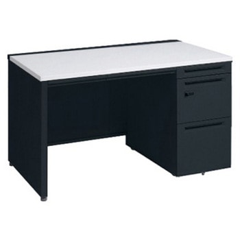 アドバンス 右片袖 中央引出し付(A3対応) 標準タイプ ダイヤル錠タイプ パネル脚 オカムラ(岡村製作所)