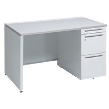 アドバンス 右片袖 中央引出し無 標準タイプ パネル脚 オカムラ(岡村製作所)